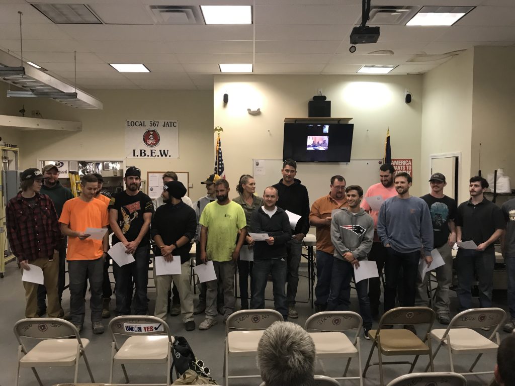 IBEW Local 567's apprenticeship program allows apprentices to get started on a rewarding career in the electrical industry. 